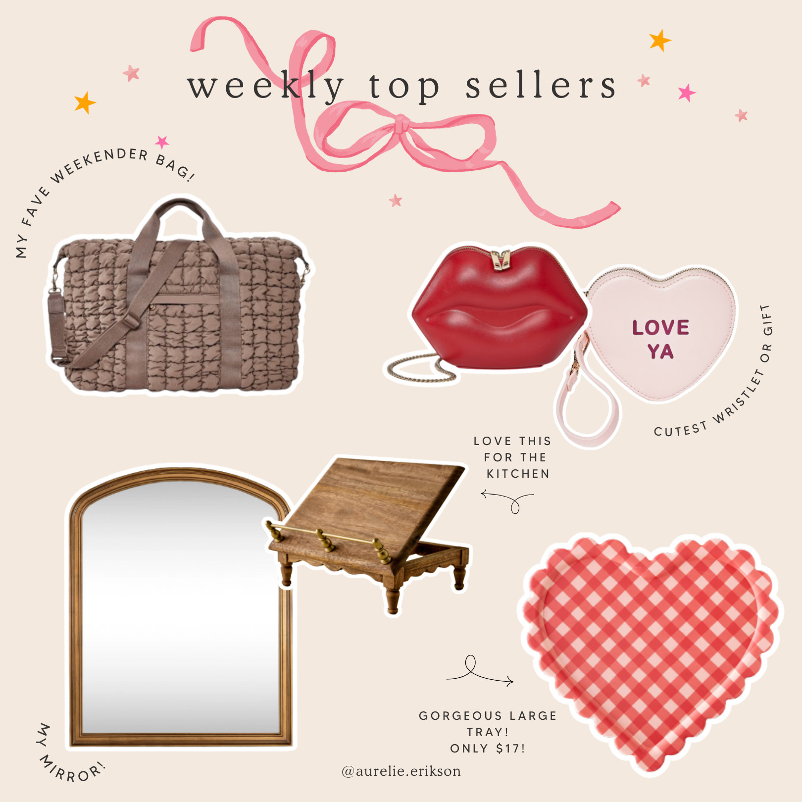 Everything you guys loved last week! From my mirror, to Valentine's Day things trending!  

 #LTKSeasonal #LTKHome #LTKFindsUnder50