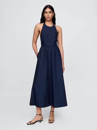 Tie-Back Halter Maxi Dress | Gap (US)