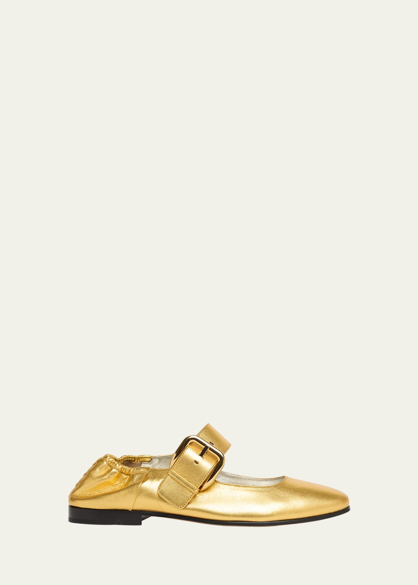 Bottega Veneta Astaire Leather Mary Jane Ballerina Flats | Bergdorf Goodman