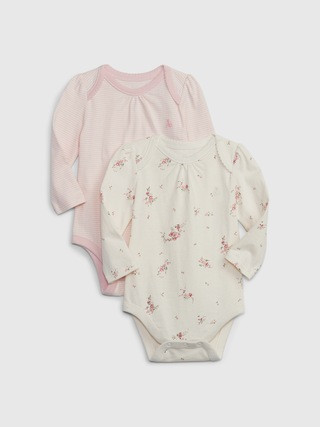 Baby First Favorites Organic CloudCotton Bodysuit (2-Pack) | Gap (US)