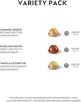 Nespresso Capsules VertuoLine, Barista Flavored Pack, Mild Roast Coffee, 30 Count Coffee Pods, Br... | Amazon (US)