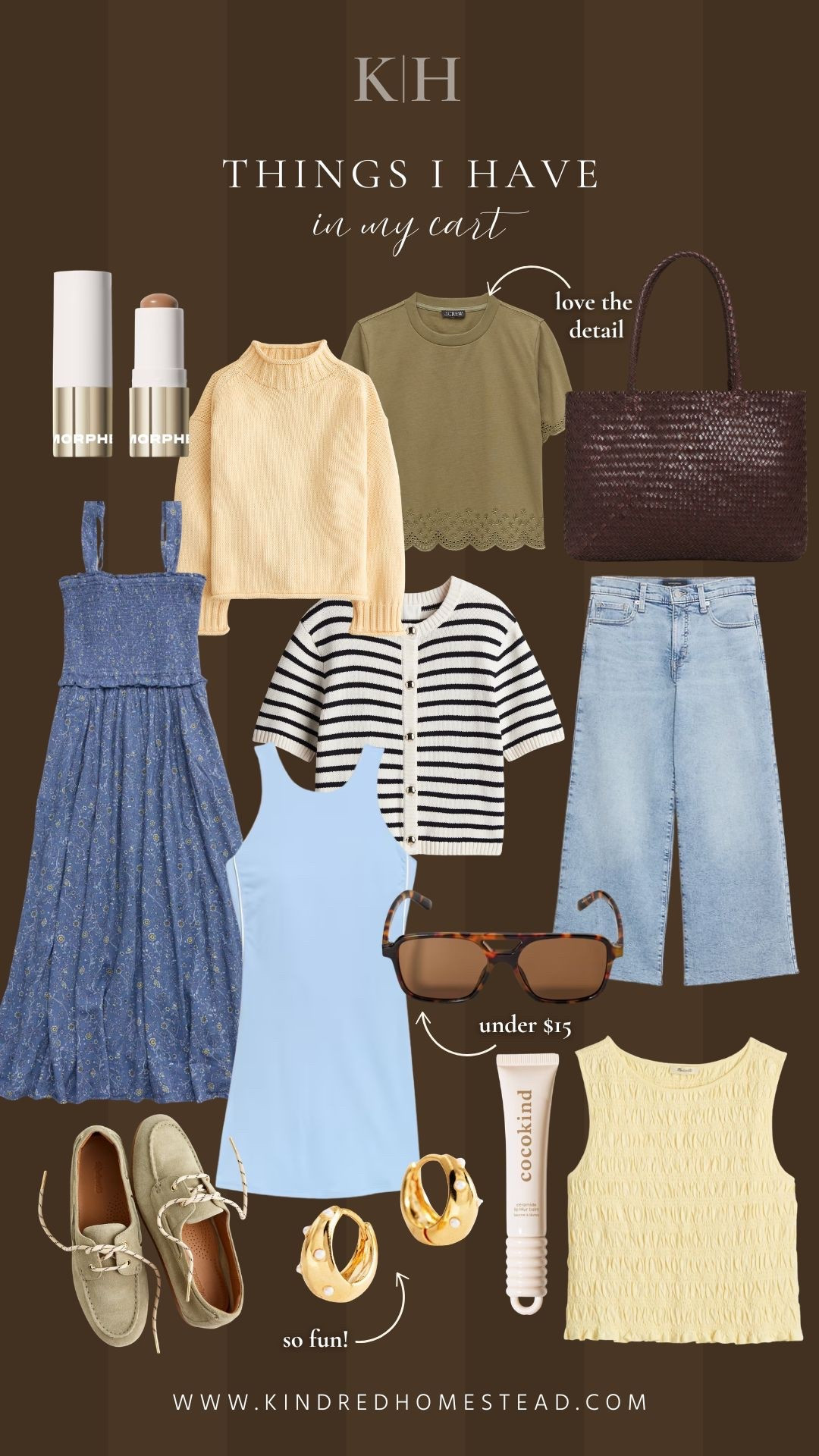 Currently in my cart: a few style staples and beauty finds I’ve been eyeing lately. Think effortless pieces, everyday essentials, and little upgrades that make getting ready feel just a bit more special. Saving these for later… but you know how that usually goes. ✨

#LTKBeauty