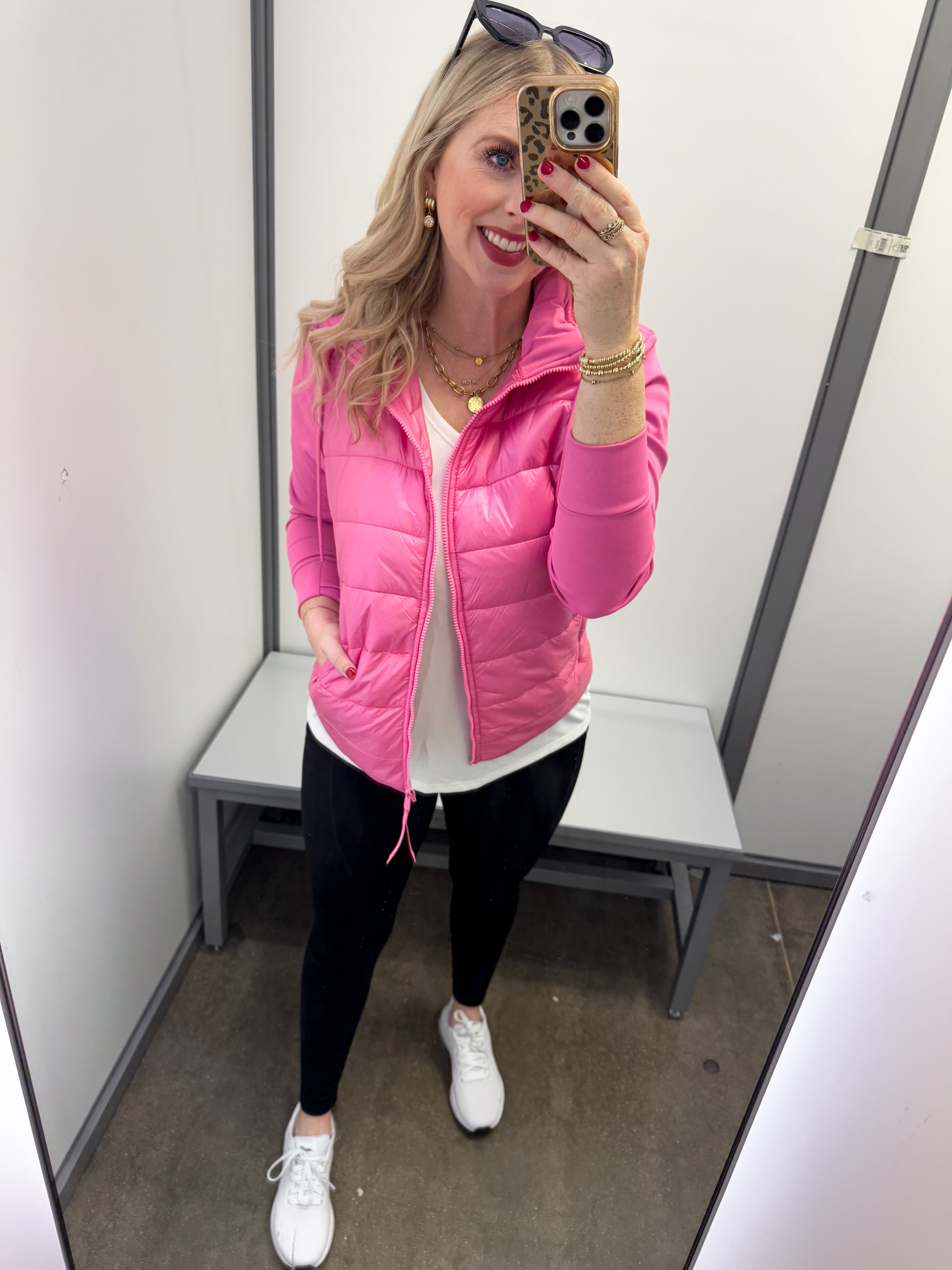 Walmart try on, pink jacket, quilted jacket, black leggings, activewear 

Medium in all!

#LTKFindsUnder50 #LTKActive #LTKSeasonal