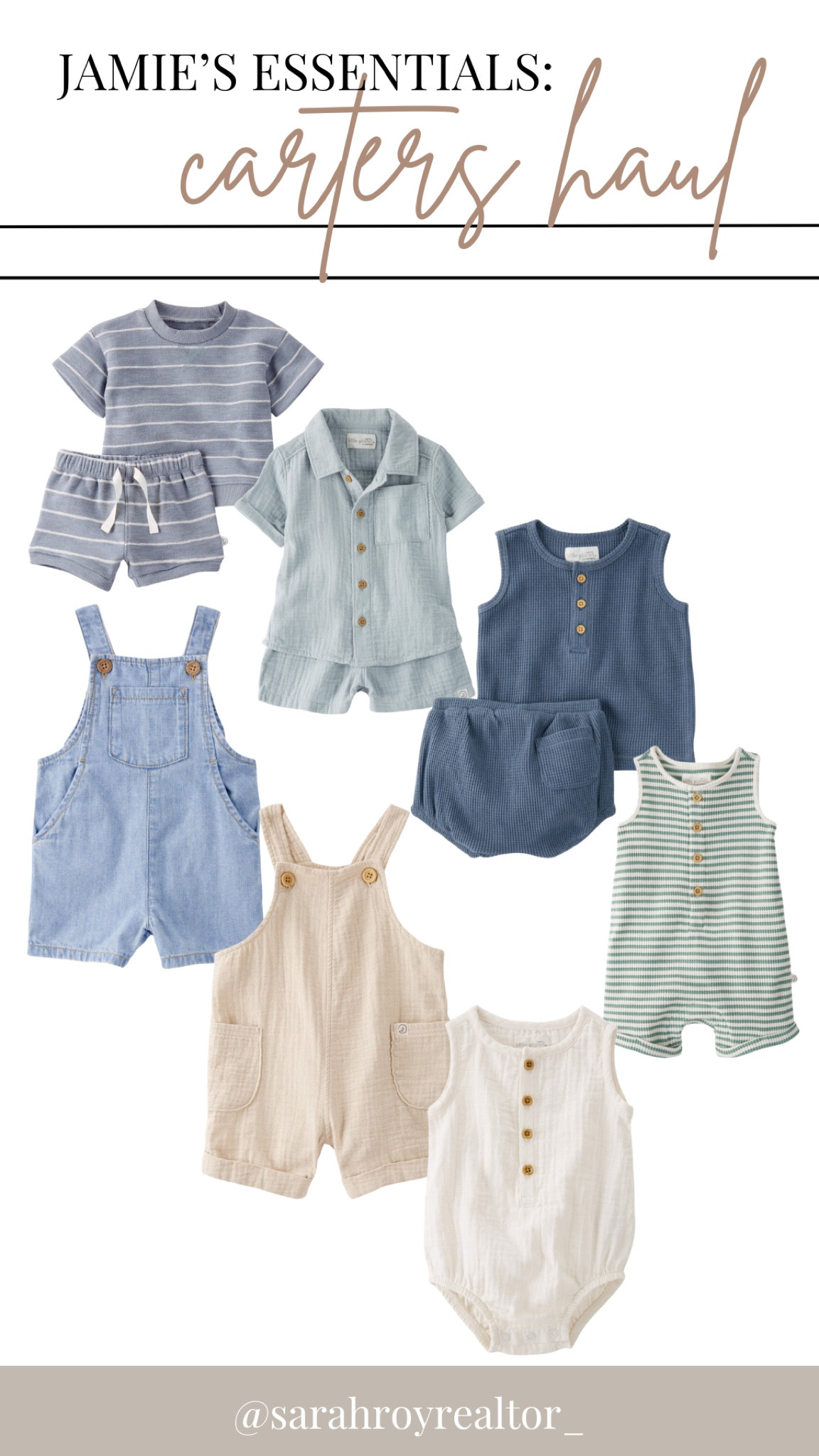 Jamie’s latest Carters haul for spring! The “shortalls” might just be the cutest thing I’ve ever seen 🥹 

#LTKbaby