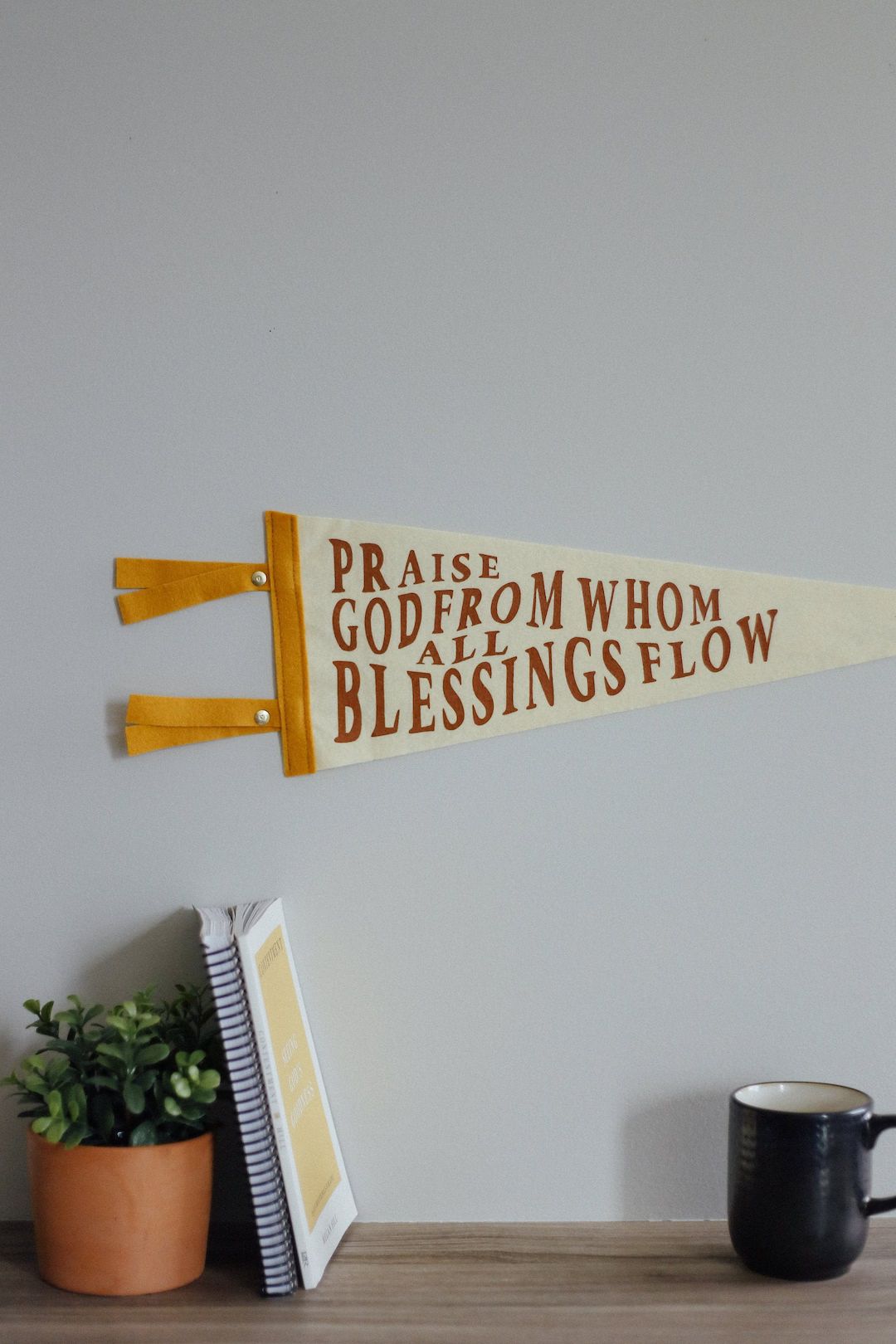 Praise God From Whom All Blessings Flow Pennant / the Doxology / Christian Home Decor / Christian... | Etsy (US)