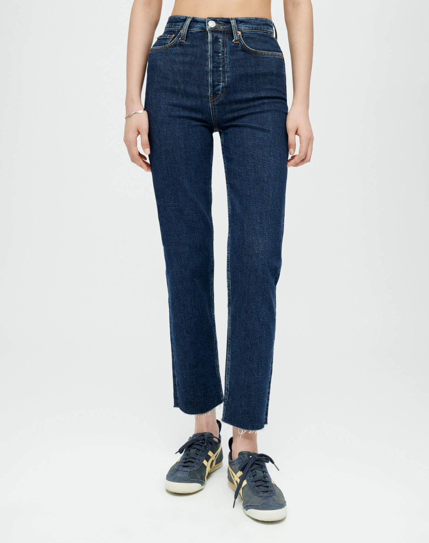 RE/DONE | 70s Stove Pipe in Dark Rinse | RE/DONE