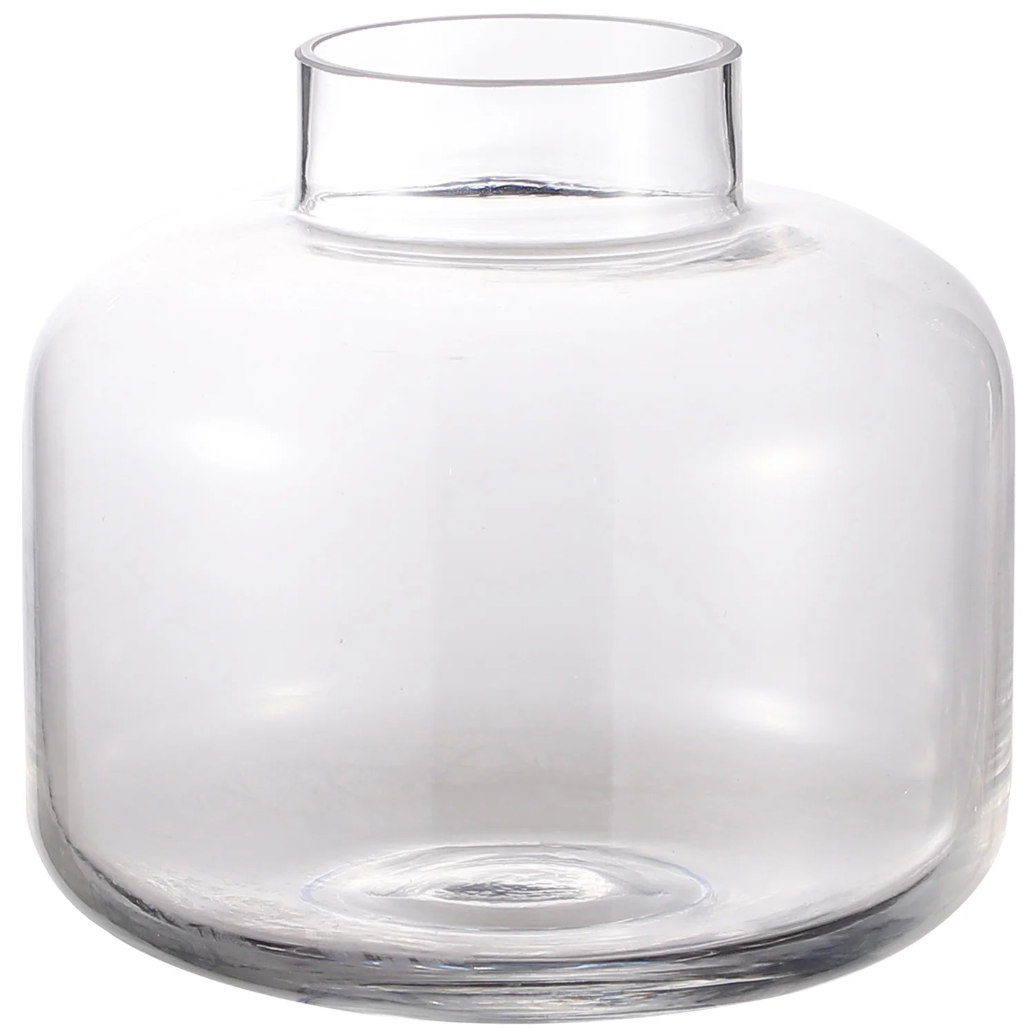 Clear Glass Vase, Flower Vase, Round Glass Vase, Vase for Flowers, Unique Flower Vase, Tulip Vase... | Walmart (US)