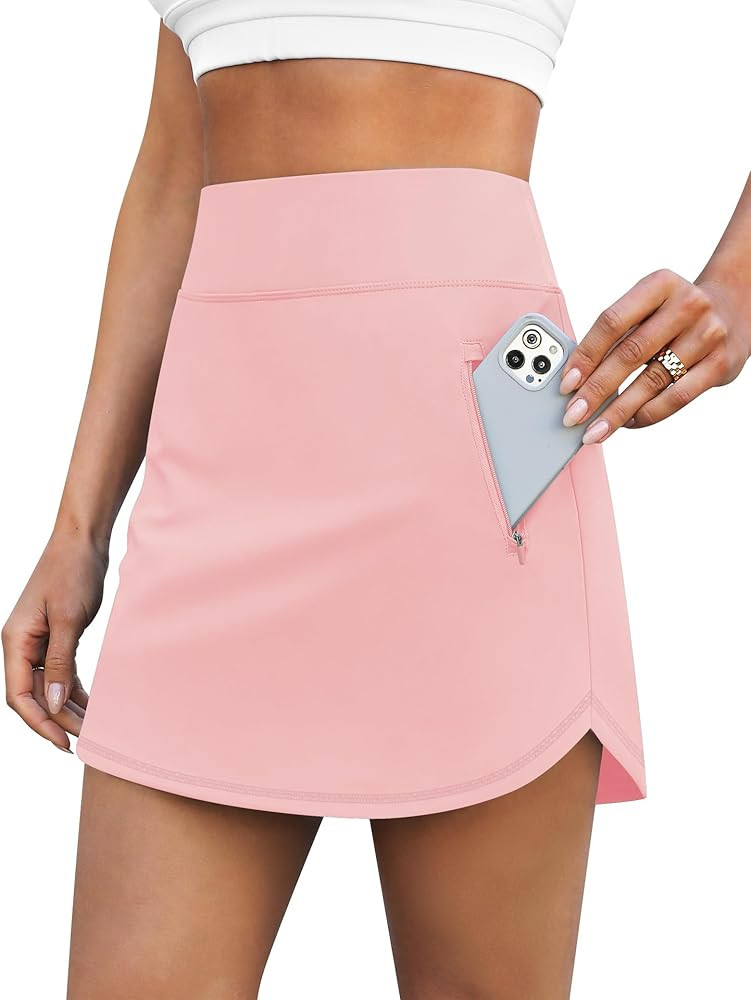 LouKeith Golf Skirts for Women Tennis Skirt with Zipper Pockets High Waisted Running Casual Athle... | Amazon (US)