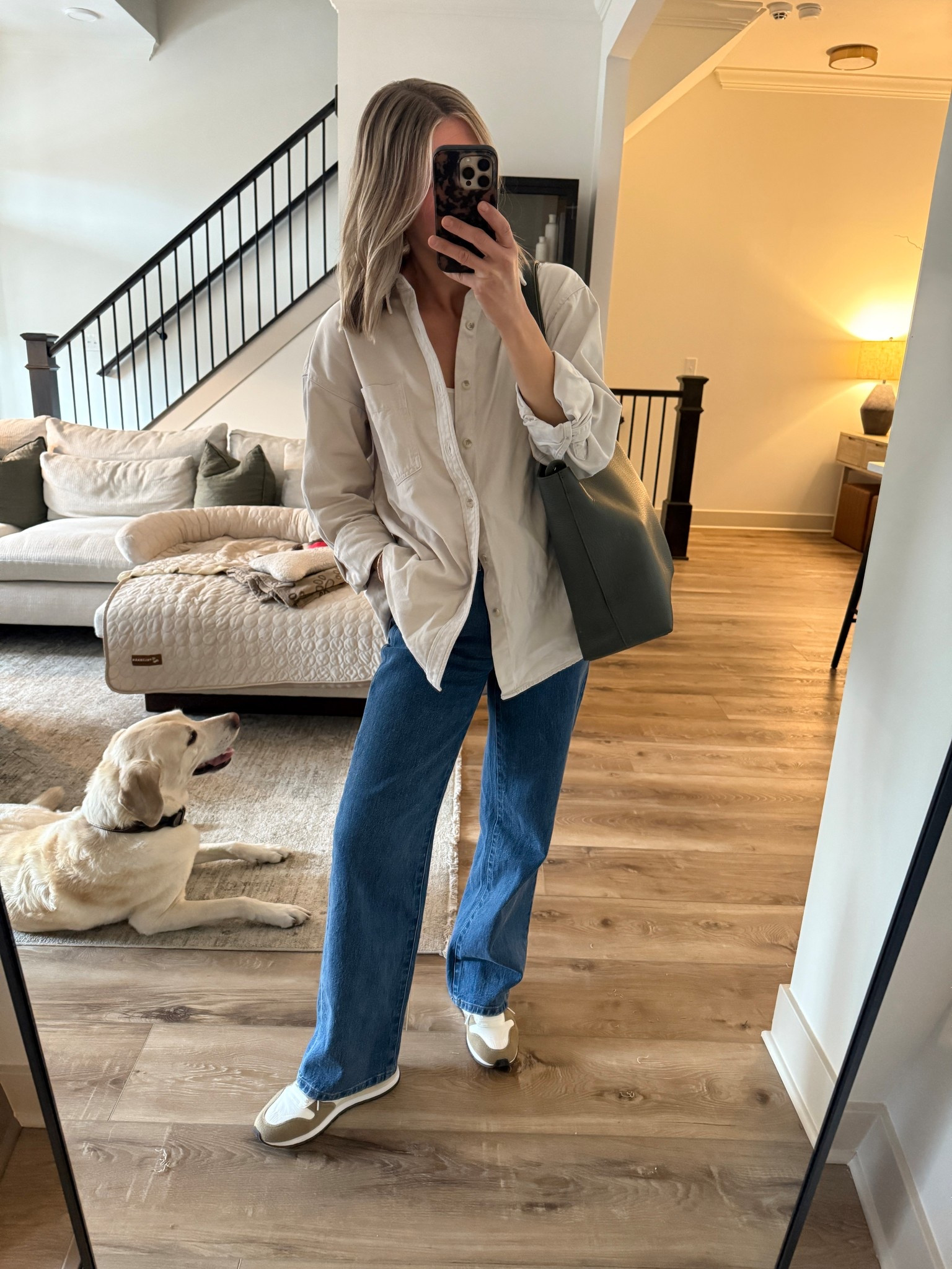 Wearing 25 jeans (Code: DJXLAW20), XS denim shirt, small tank, sneakers tts 

#LTKFindsUnder50 #LTKOver40 #LTKFindsUnder100