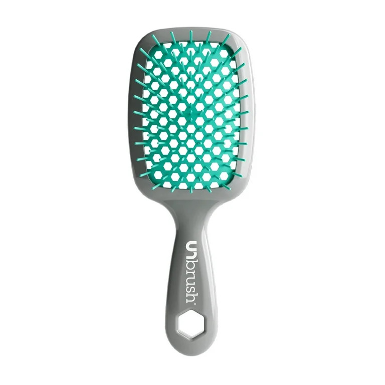 FHI Heat® UNbrush Detangling Brush, Pain-Free Brushing, All Wet or Dry Hair Types - Teal, 8in | Walmart (US)