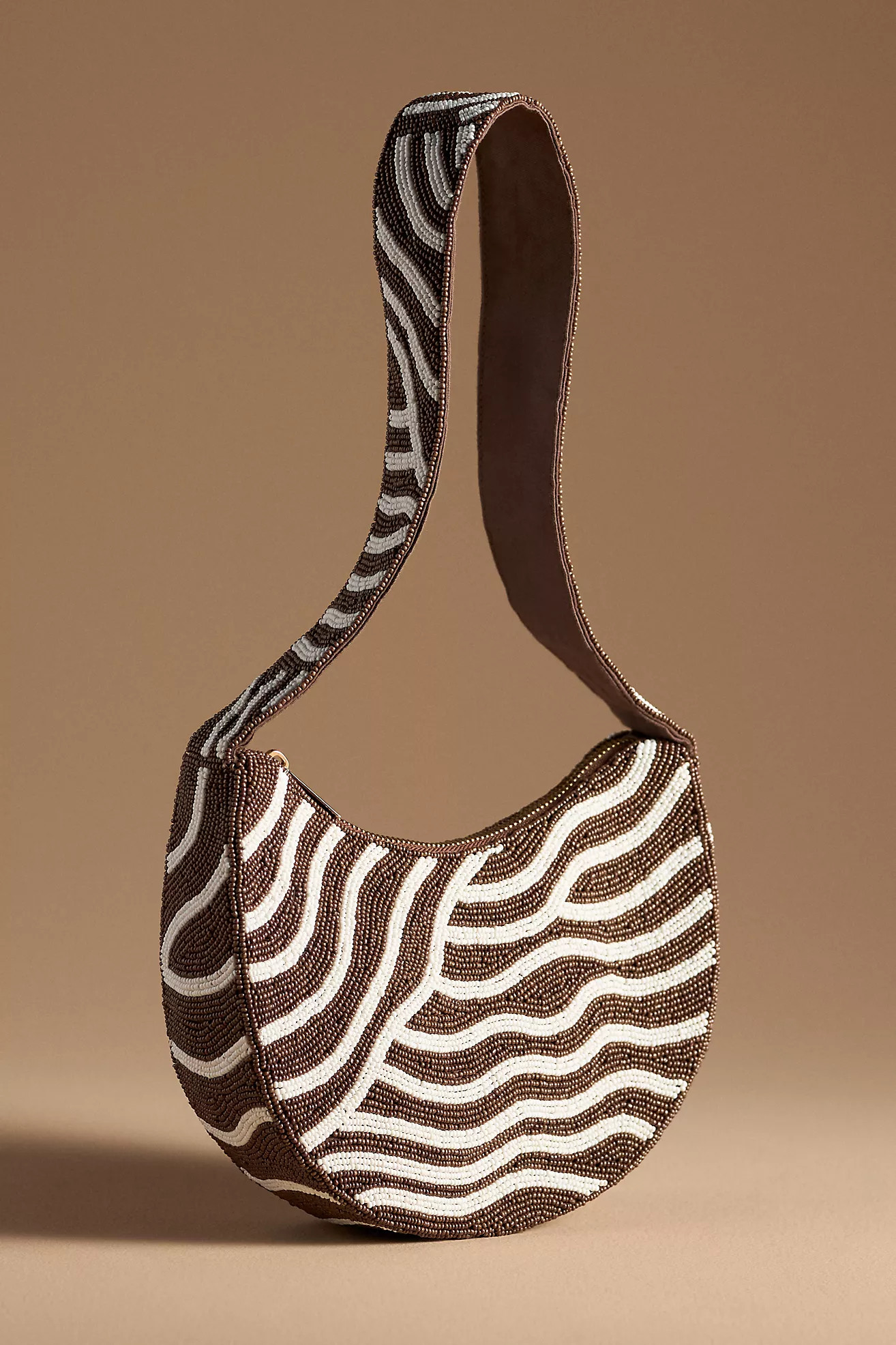 Crescent Beaded Shoulder Bag | Anthropologie (US)