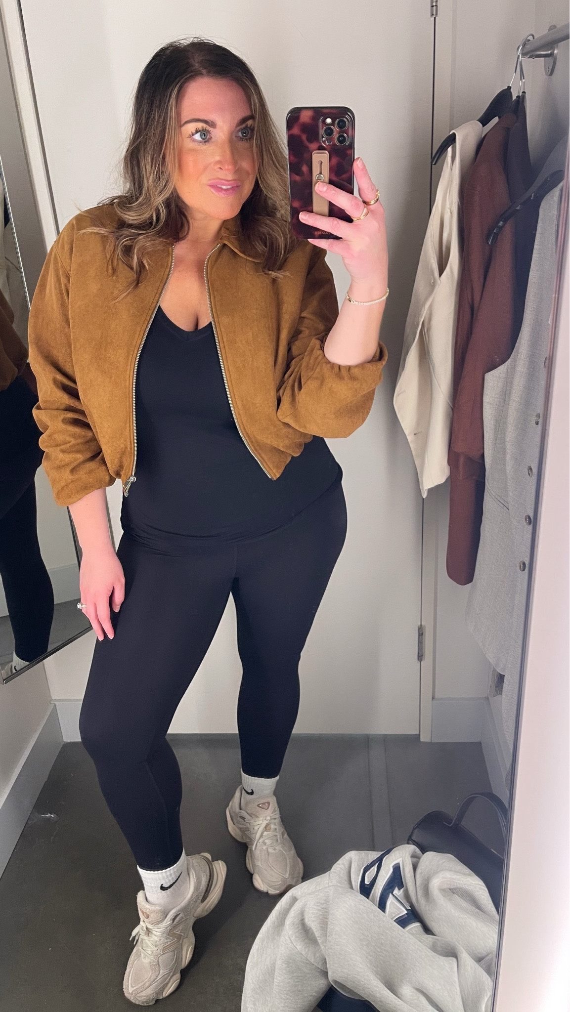 Travel + running errands casual summer outfit 
Jacket on sale from H&M
Favorite everyday sneakers from new balance & Nike socks & phone case linked 

#LTKSaleAlert #LTKootd #LTKTravel