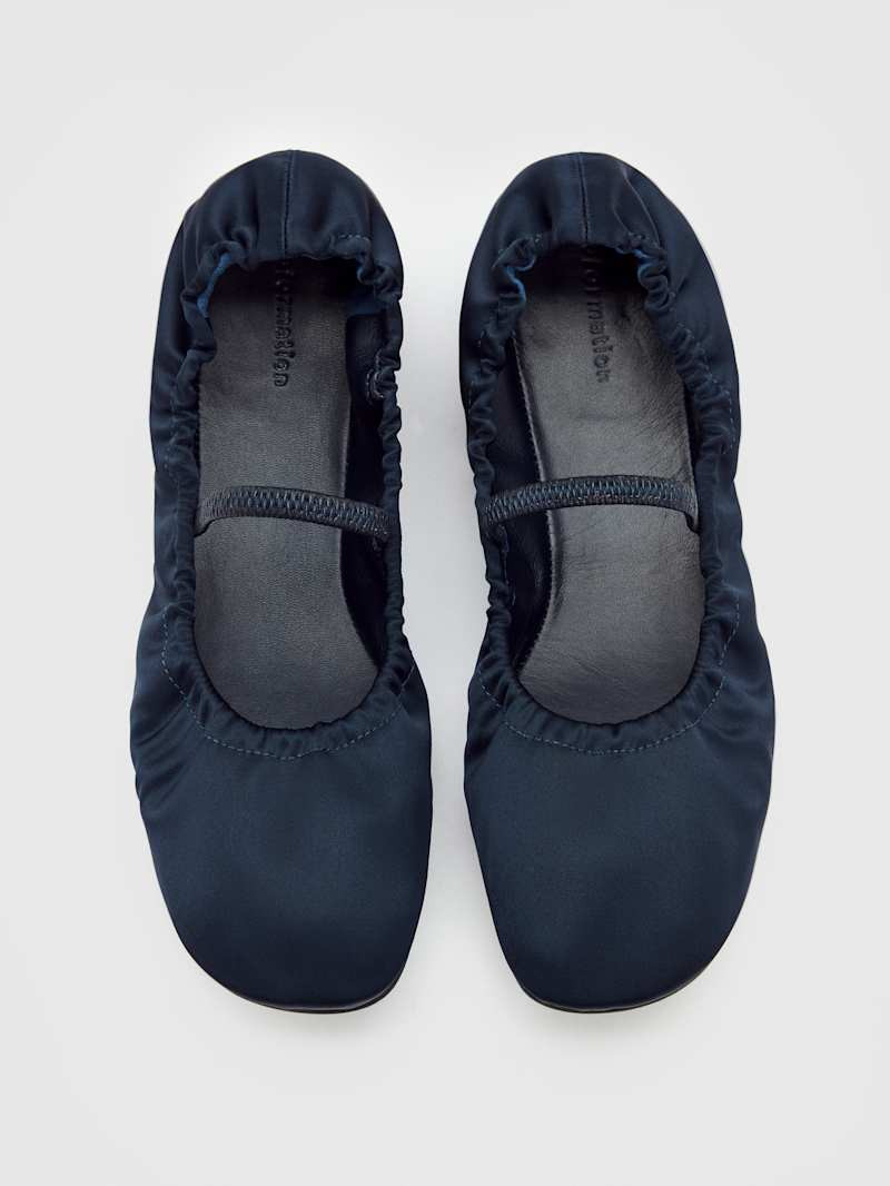 Buffy Ruched Ballet Flat | Reformation (Global)