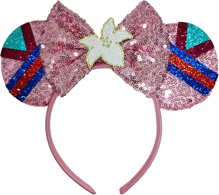 Diademas para mujer, diadema de flores con purpurina, decoraci\u00f3n de cumplea\u00f1os, Hallowe... | Amazon (US)