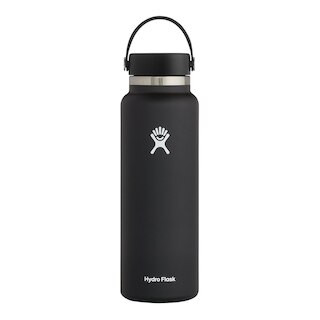 Hydroflask Wide Mouth 40 oz Water Bottle Screw Cap Insulated Stainless Steel | Sport Chek