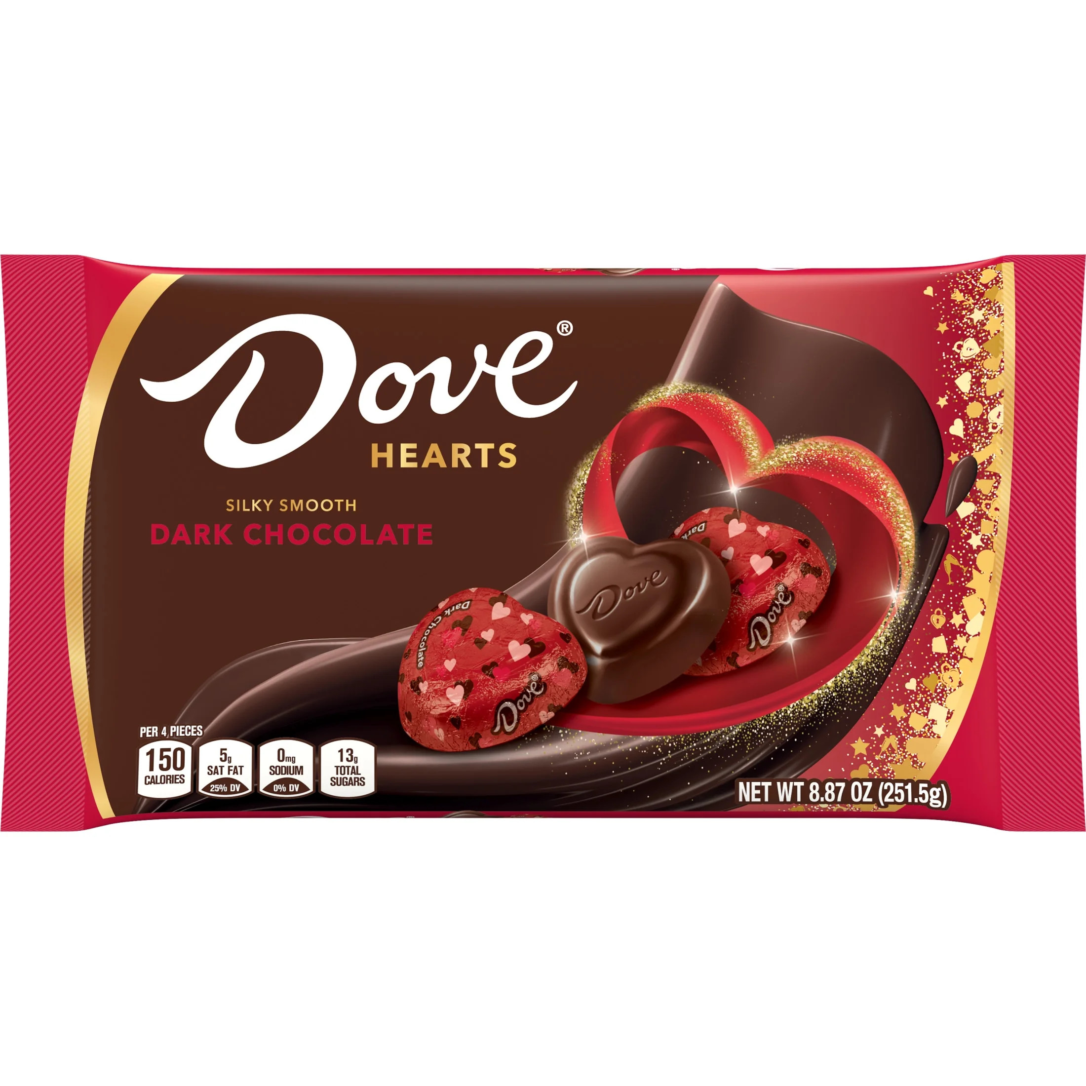 Dove Promises Dark Chocolate Valentines Day Candy Gifts - 8.87 oz | Walmart (US)
