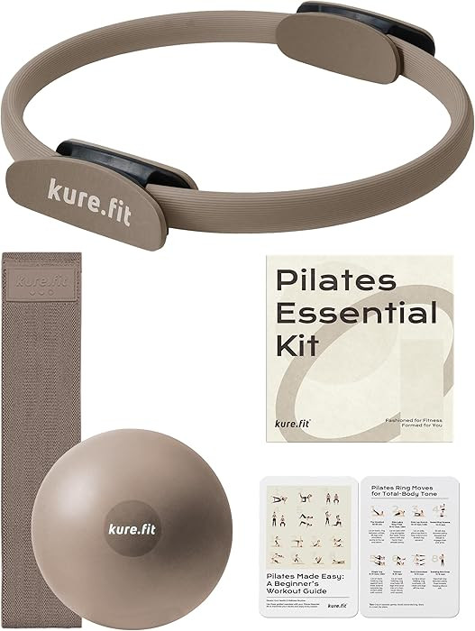 Pilates Kit for Women – Home Pilates Equipment Set with Ring, Ball & Resistance Bands | Pilates... | Amazon (US)