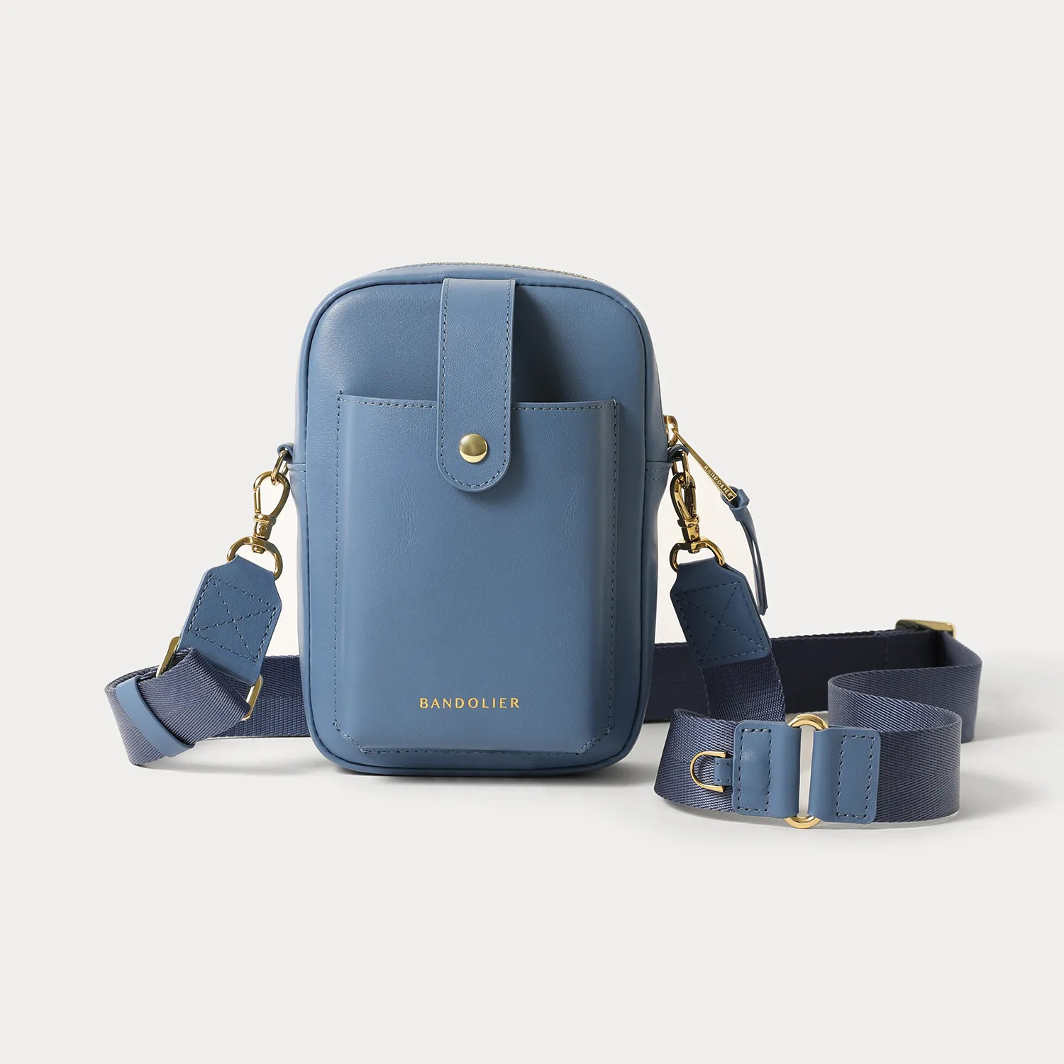 Dillon Bag - Dusty Blue/Gold | Bandolier