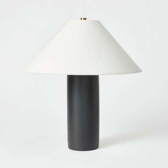 Column Table Lamp (Includes LED Light Bulb) Black - Threshold™ designed with Studio McGee | Target