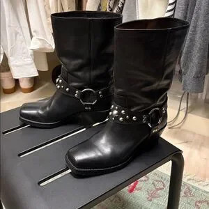 Isabel Marant Antya leather cowboy boots | Poshmark