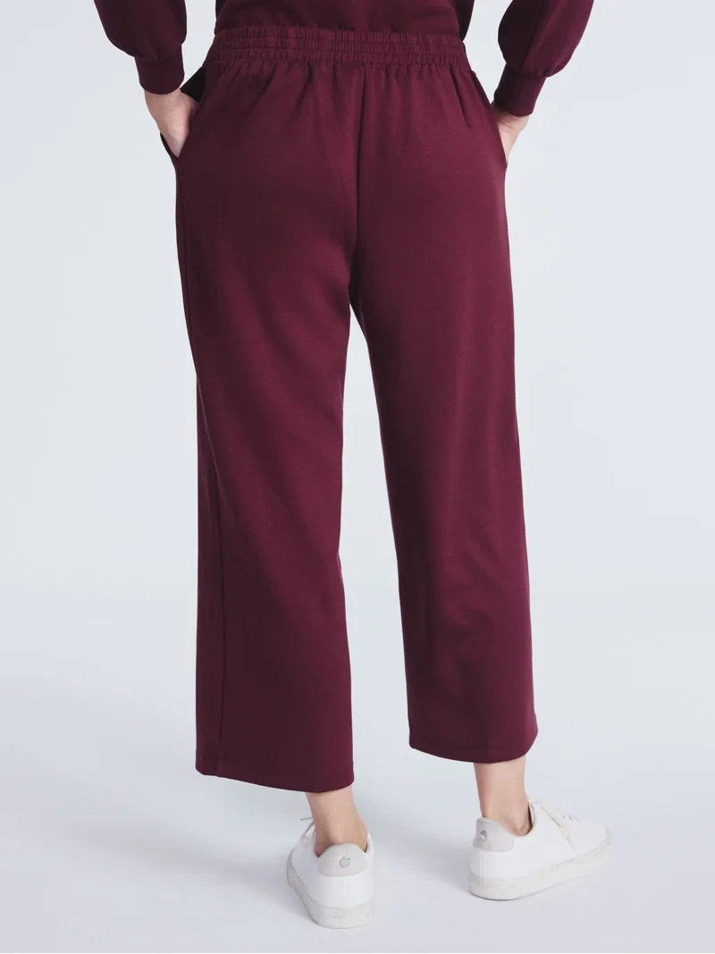 Scoop Women's and Women's Plus New Scubaknit Cropped Pants, Sizes XS-4X | Walmart (US)