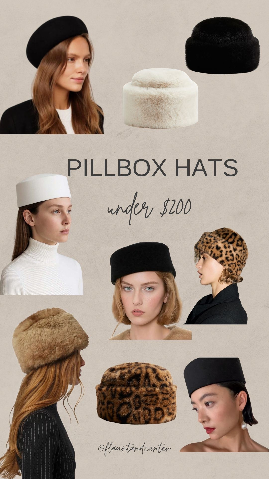 Pillbox hats for under $200🤍