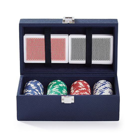 Leather Poker Set | Mark and Graham