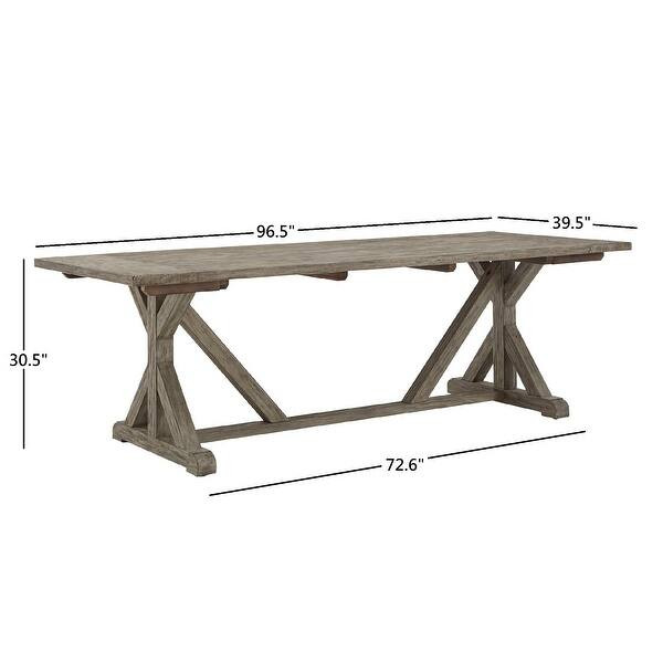 Paloma Antique Oak or Brown Reclaimed Wood Dining Table by iNSPIRE Q Artisan | Bed Bath & Beyond