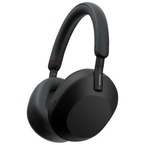 Sony WH-1000XM5 Over-Ear Noise Cancelling Bluetooth Headphones - Black | Best Buy Canada