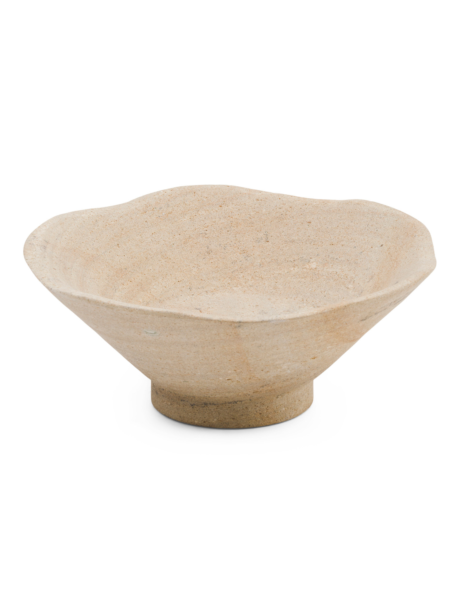 10in Sandstone Rough Edge Decorative Bowl | Pillows & Decor | Marshalls | Marshalls
