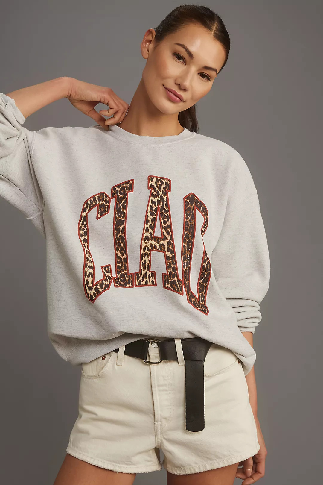 By Anthropologie Ciao Oversized Sweatshirt | Anthropologie (US)