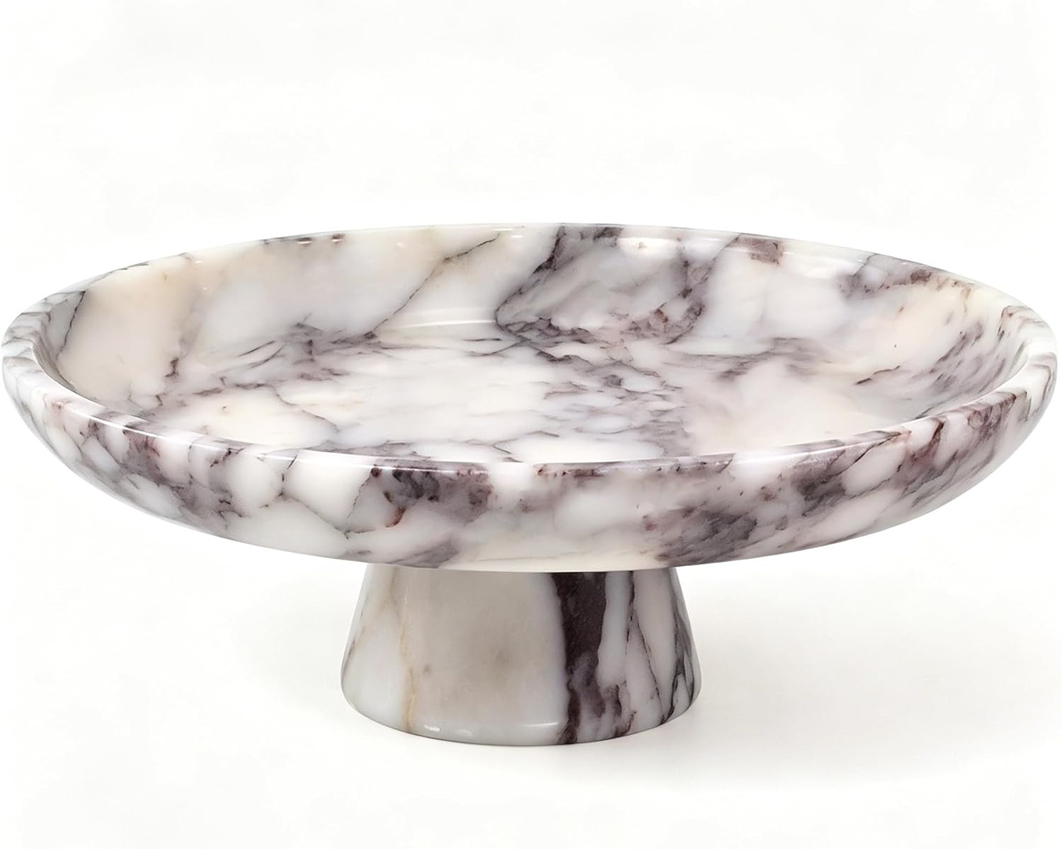 Natural Marble Fruit Bowl, Pedestal Bowl,Calacatta Viola | Amazon (US)