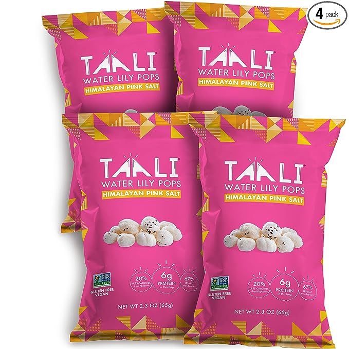 Taali Himalayan Pink Salt Water Lily Pops (4-Pack) - Classic Flavor from the Mountains | Protein-... | Amazon (US)