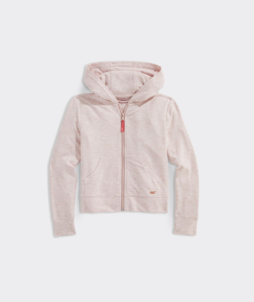 Girls' Sparkle Dreamcloth® Full-Zip Hoodie | vineyard vines