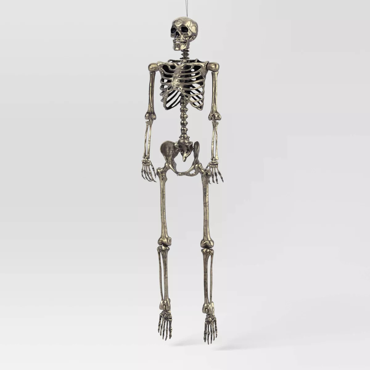 60" Poseable Skeleton Halloween Decorative Prop Champagne - Hyde and EEK! Boutique™ | Target