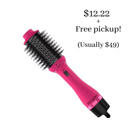 Amazing deal on my most-used hair tool! See my review of the brush here:

https://tinyurl.com/44ub69ec

Revlon, revlon one step, revlon one-step volumizer plus 2.0 hair dryer and hot air brush - pink 
Walmart Amazon target ultra Sephora 

#LTKbeauty #LTKunder50 #LTKsalealert