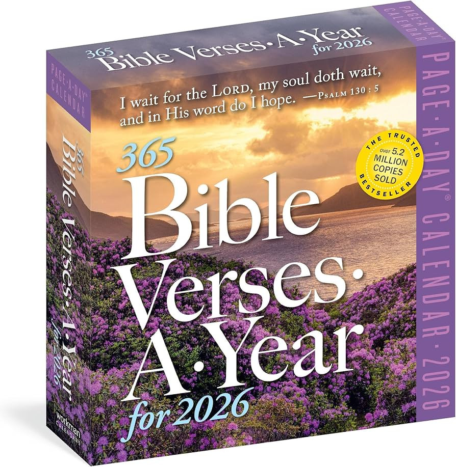 365 Bible Verses-A-Year Page-A-Day® Calendar 2026: Timeless Words from the Bible to Guide, Comfo... | Amazon (US)