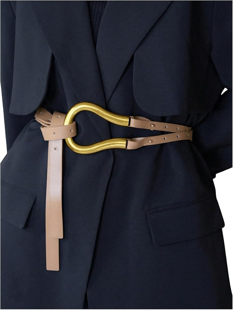 GORGLITTER Women's Renaissance Belt Wrap Belts Pirate Viking Belt with Ring | Amazon (US)