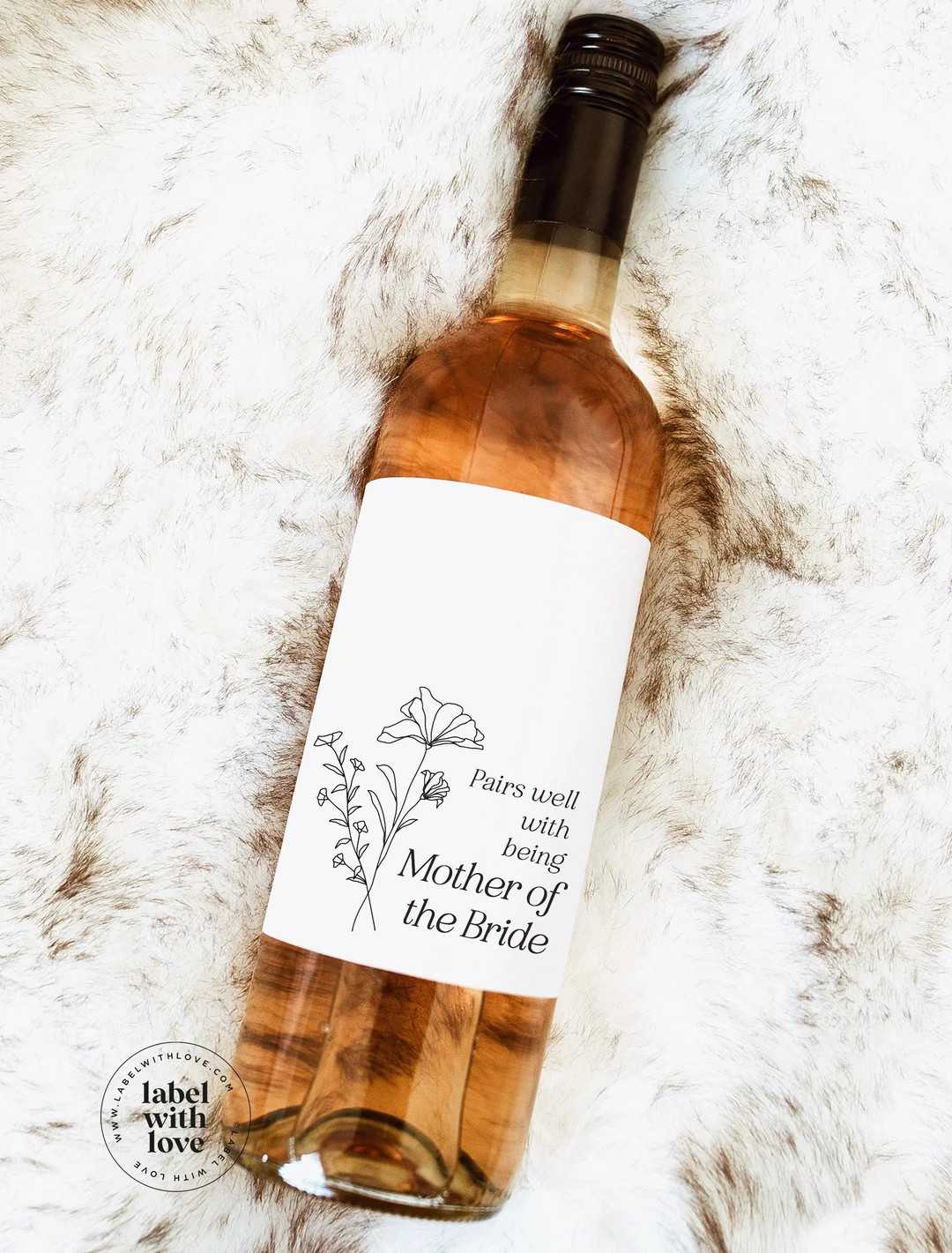 Mother of the Bride Wine Labels Mother of the Groom Gift - Etsy | Etsy (US)