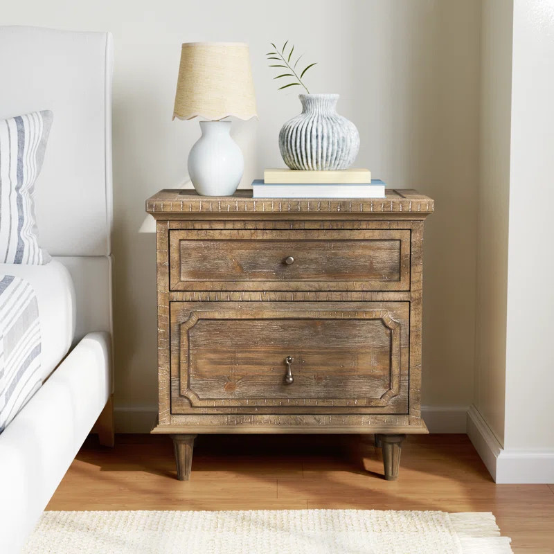Rahul 27'' W Unfinished Solid Wood Nightstand | Wayfair North America