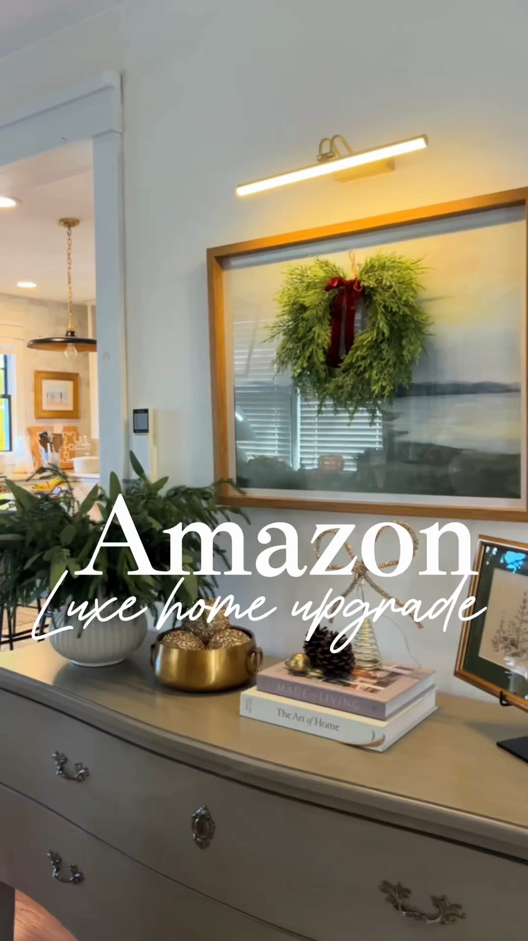 Bring holiday sparkle to every corner of your home with these wireless picture lights. They’re rechargeable, come with a remote control, and feature dimmable settings to help create the perfect ambiance. Plus, they add a touch of luxury that instantly elevates your space. 🤍

Perfect for highlighting artwork, holiday decor, or simply creating a cozy glow this season!

#LTKHome #LTKParties #LTKSeasonal