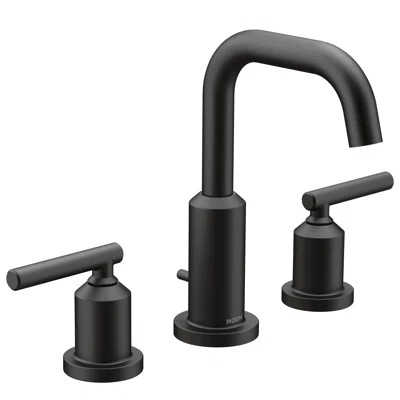 Moen Gibson Widespread Bathroom Faucet Finish: Matte Black | Wayfair North America