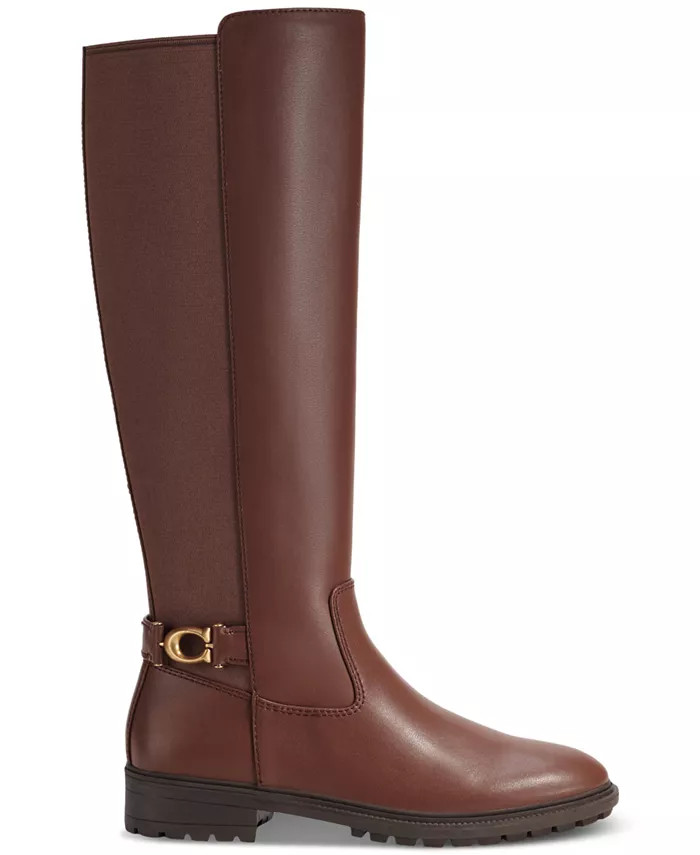 Women's Faith Knee High Lug Sole Riding Boots | Macy's Canada