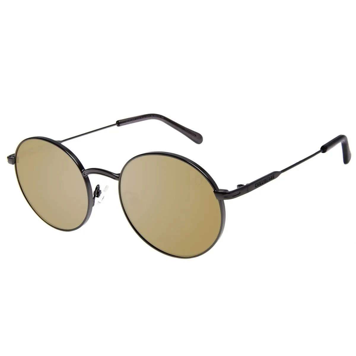 Óculos De Sol Unissex Chilli Beans Redondo Dourado Ônix - Chilli Beans | Chilli Beans (BR)