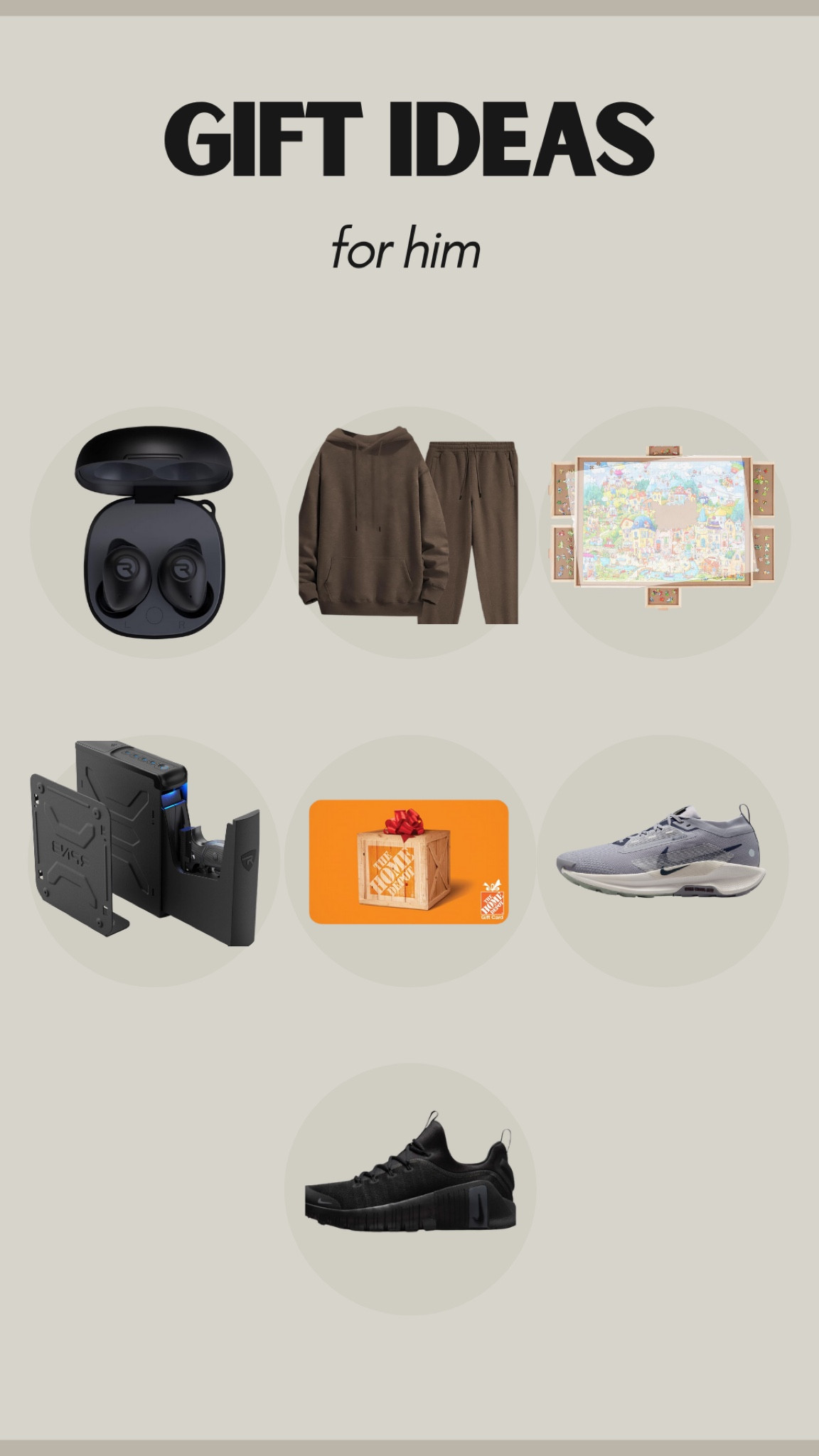 Gift guide for men! Whether your husband loves sports, exercise, lounging, or being prepared…I think you’ll find something for him here!