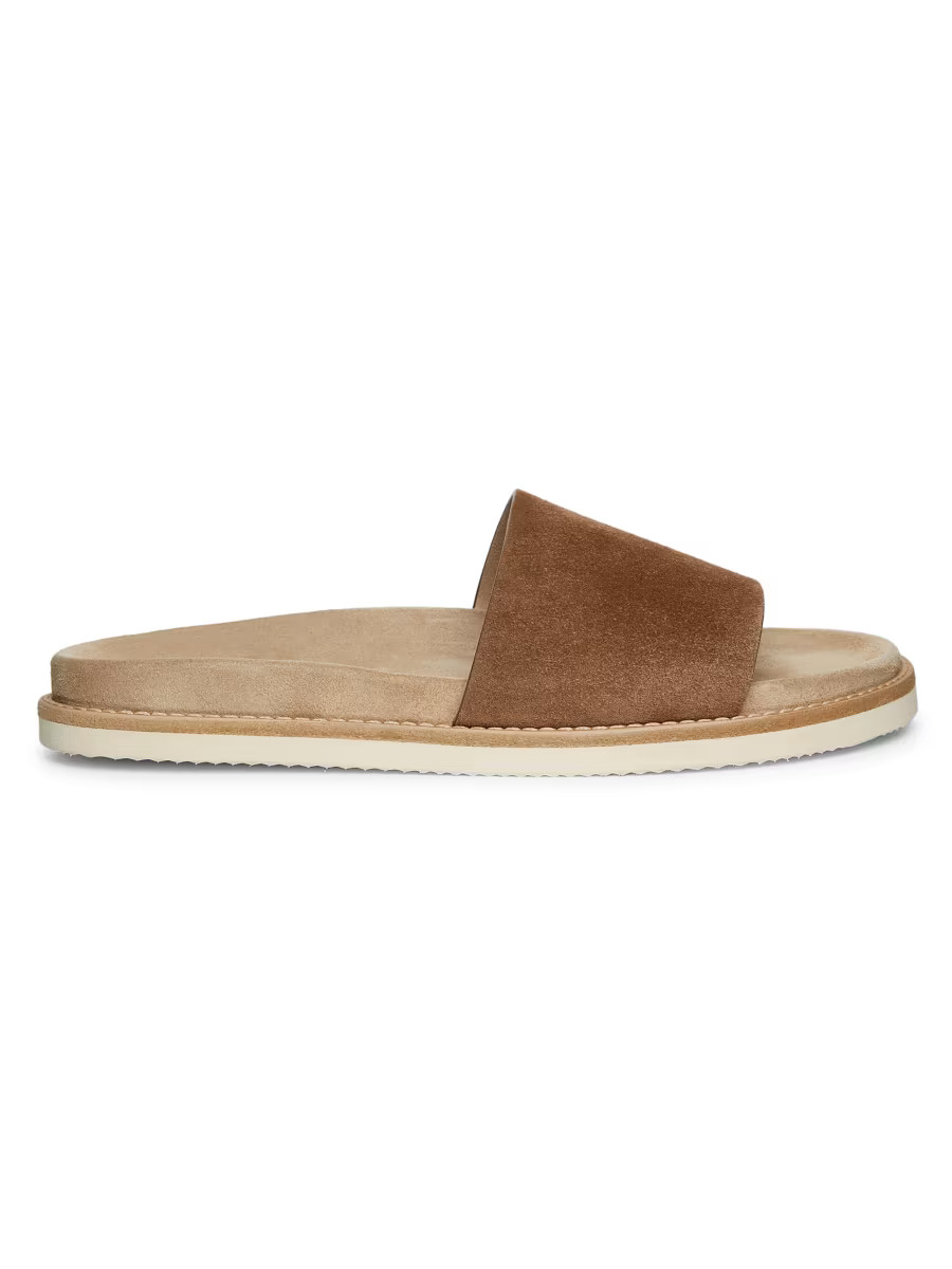 Suede Slide Sandals | Saks Fifth Avenue