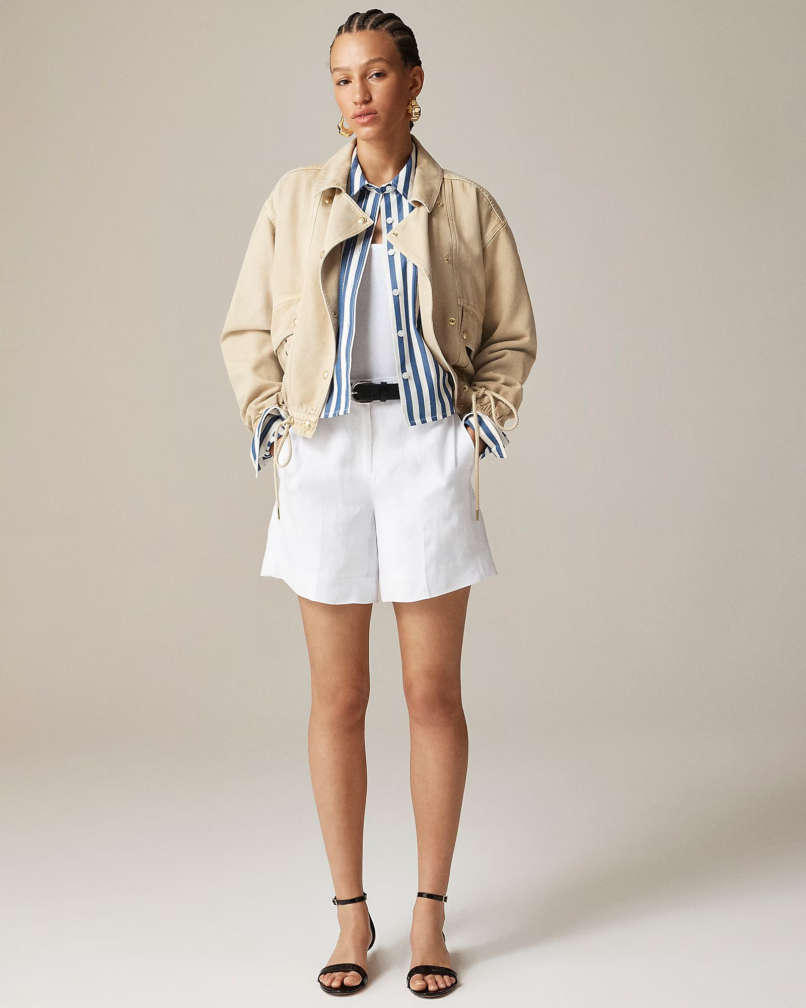 6" Harbor short in linen | J. Crew US