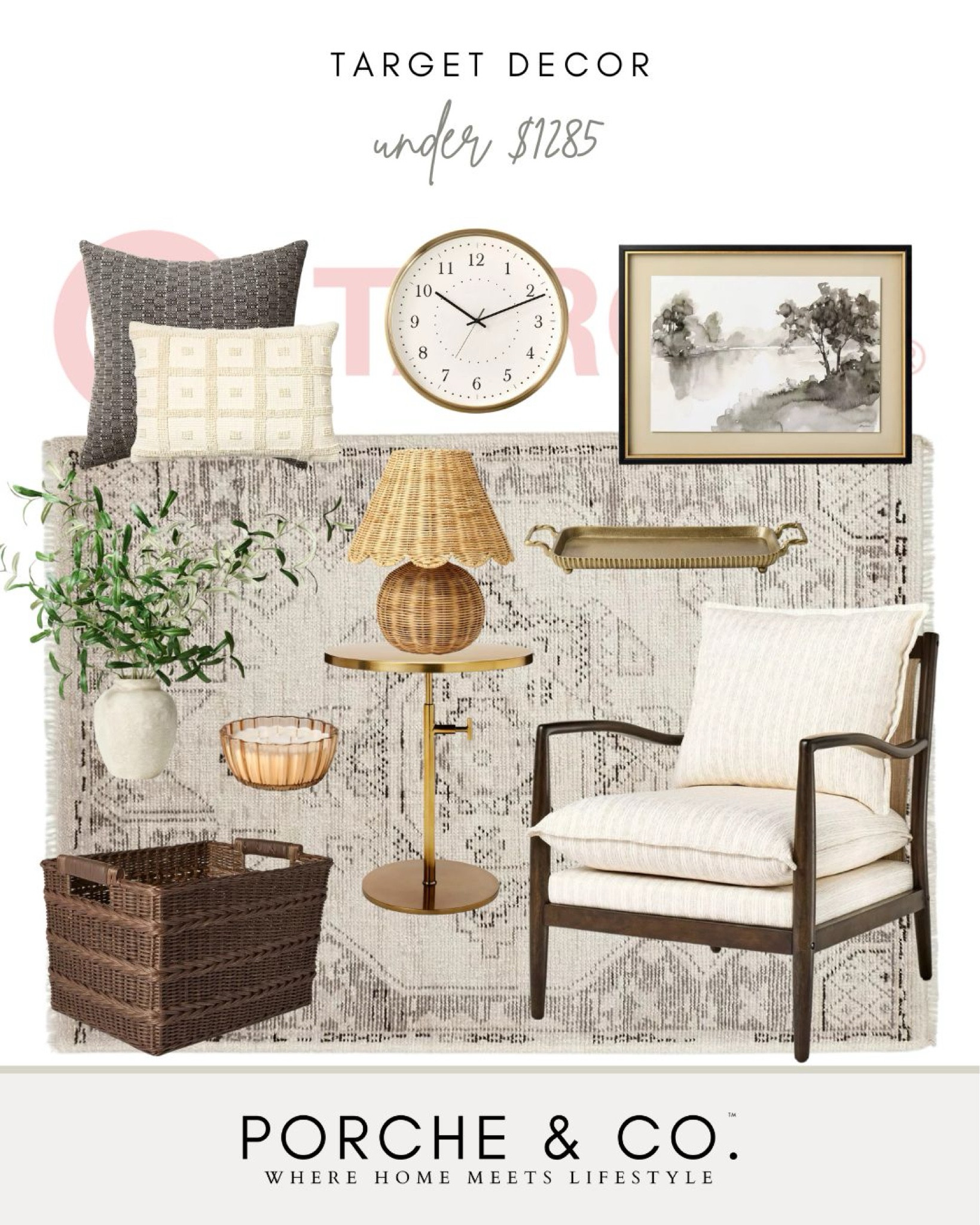 Target decor, modern classic decor, living room design, living room styling 
#porcheandco #visionboard #moodboard

#LTKStyleTip #LTKHome