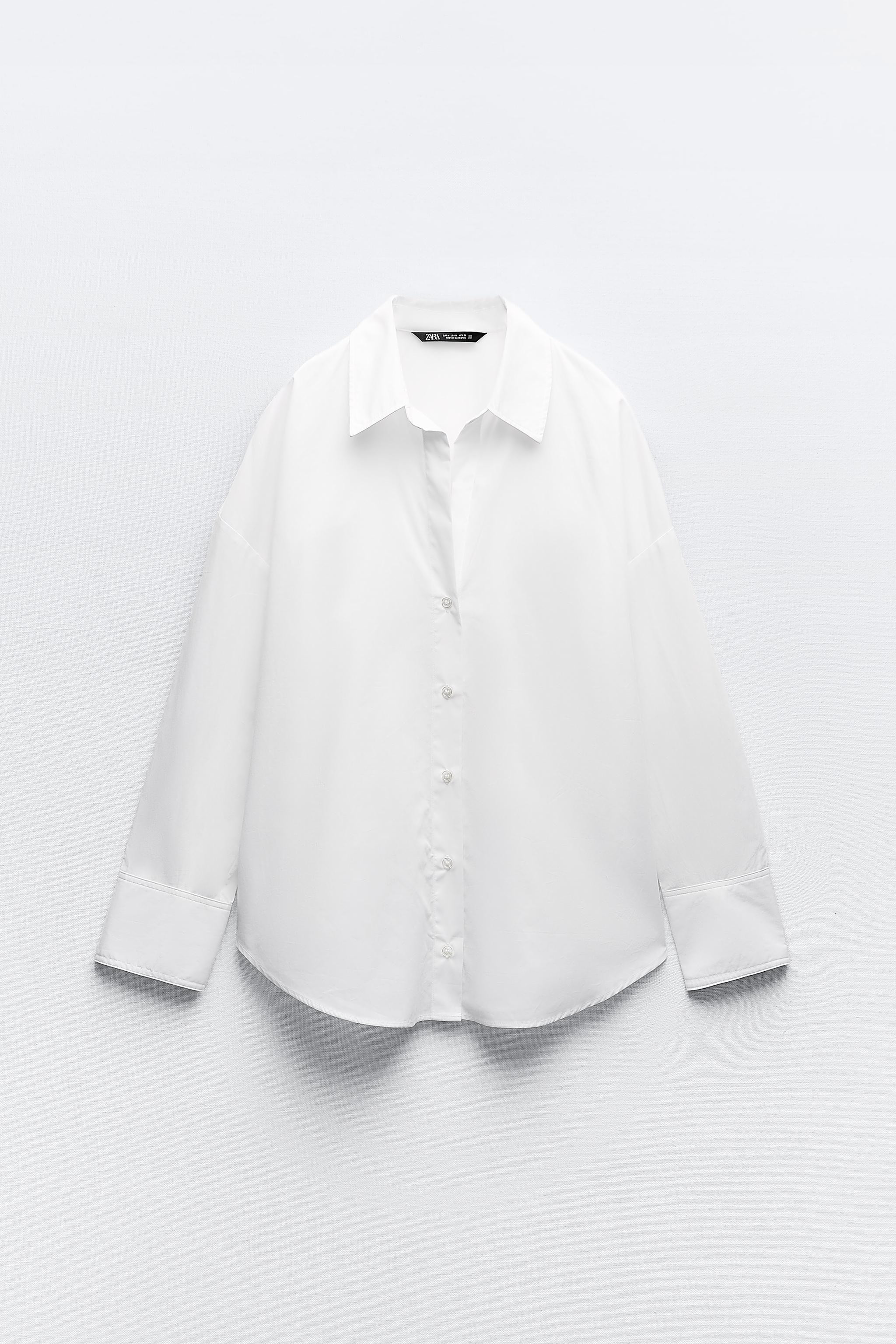 BASIC POPLIN SHIRT | Zara AU