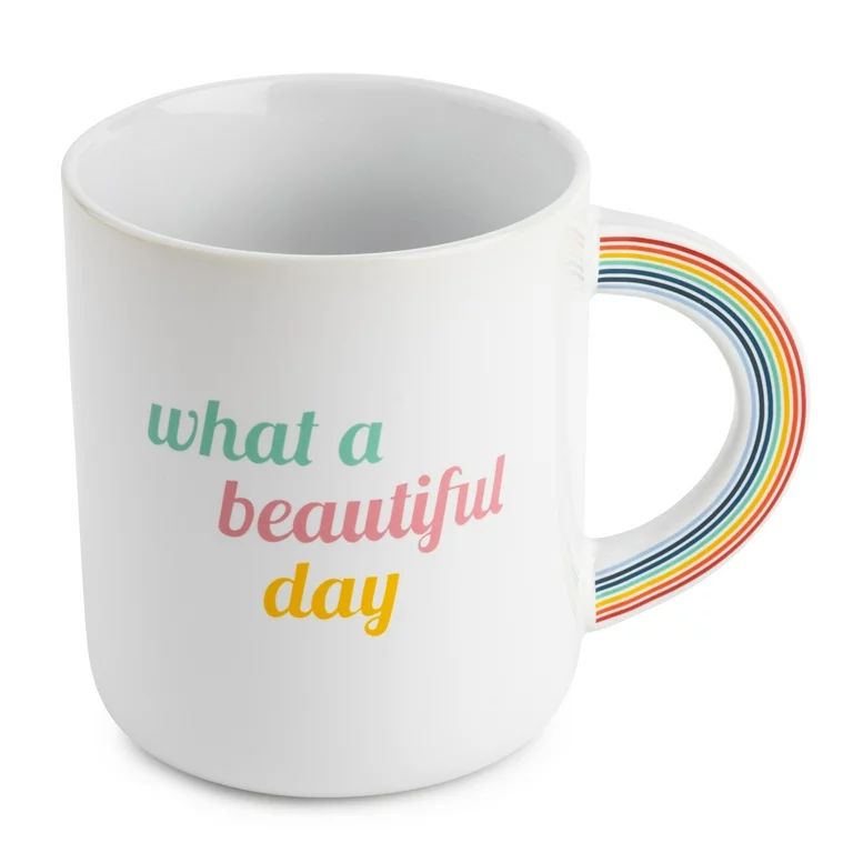 Thyme & Table Beautiful Day Ceramic Coffe Mug, 20 fl oz | Walmart (US)